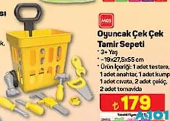 MGS OYUNCAK ÇEK ÇEK TAMİR SEPETİ